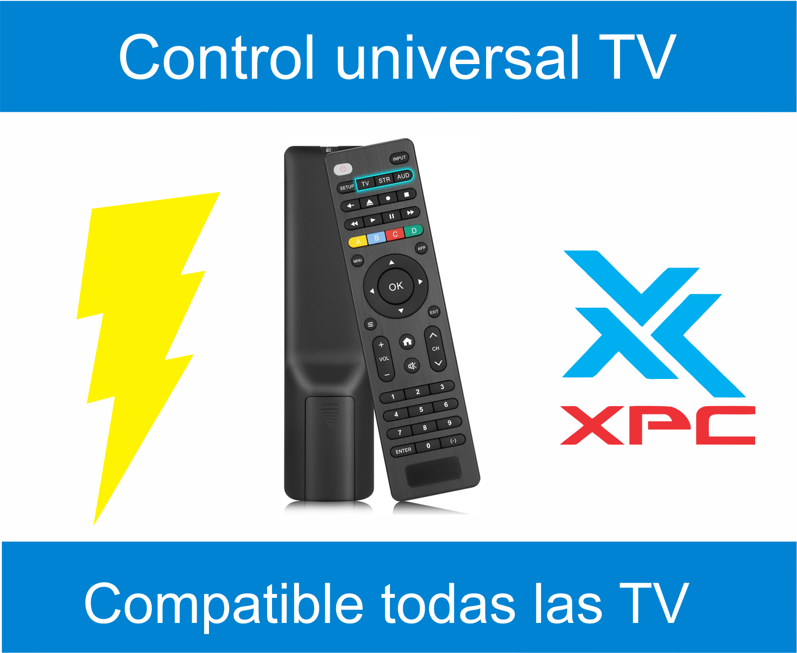 control universal para tv